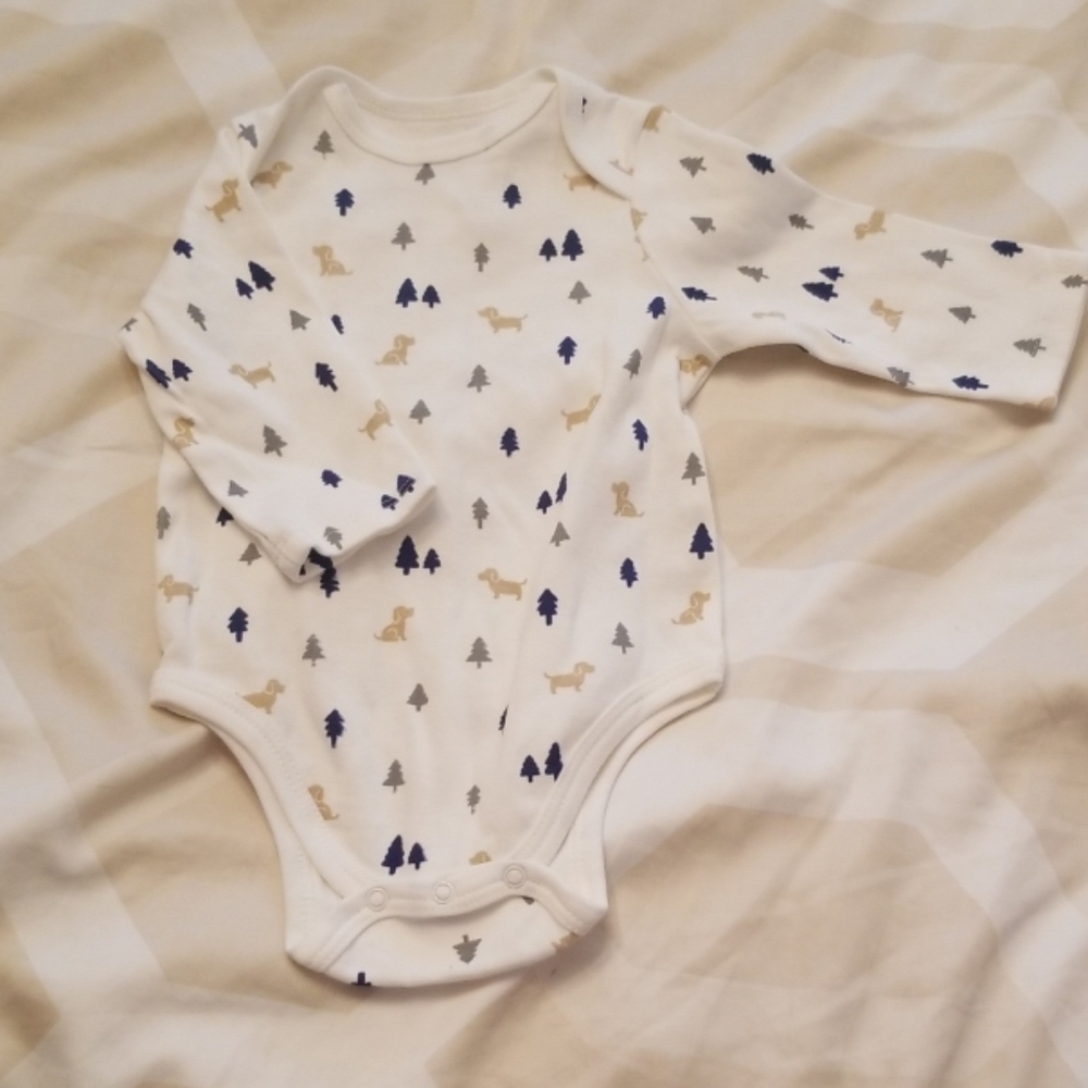 NEW Little me boys bodysuit size 6M